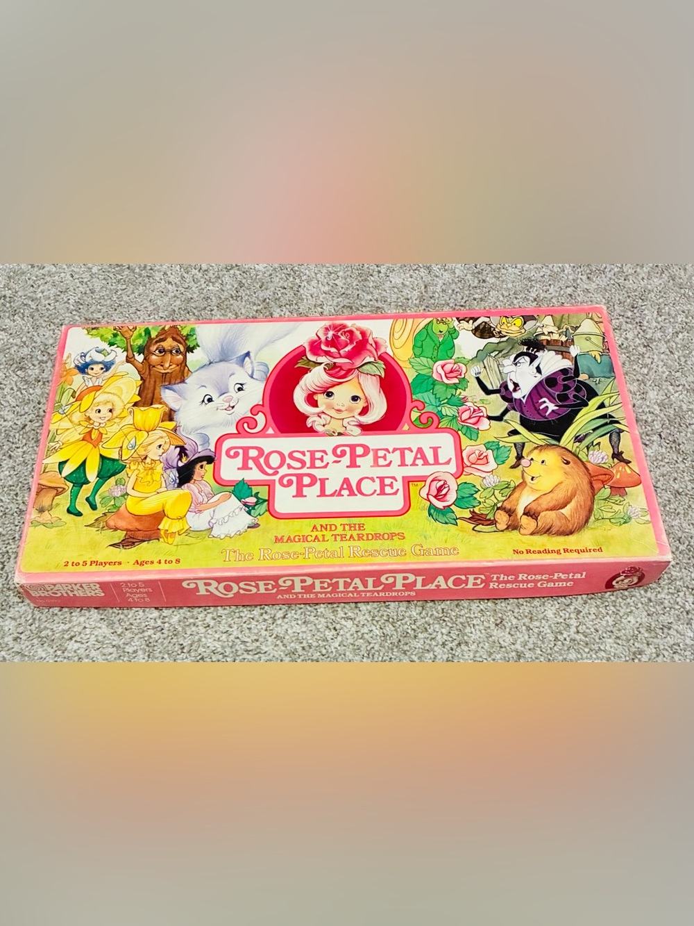 Rose Petal Place The Magical Teardrops Board Game Vintage 1984 Complete